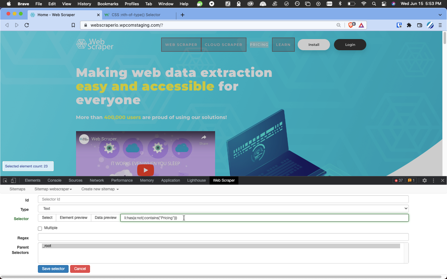 chained selectors image