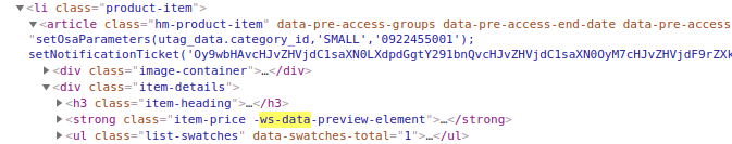 HTML-elements-of-website-explaining->-selector-Web-Scraper-Blog